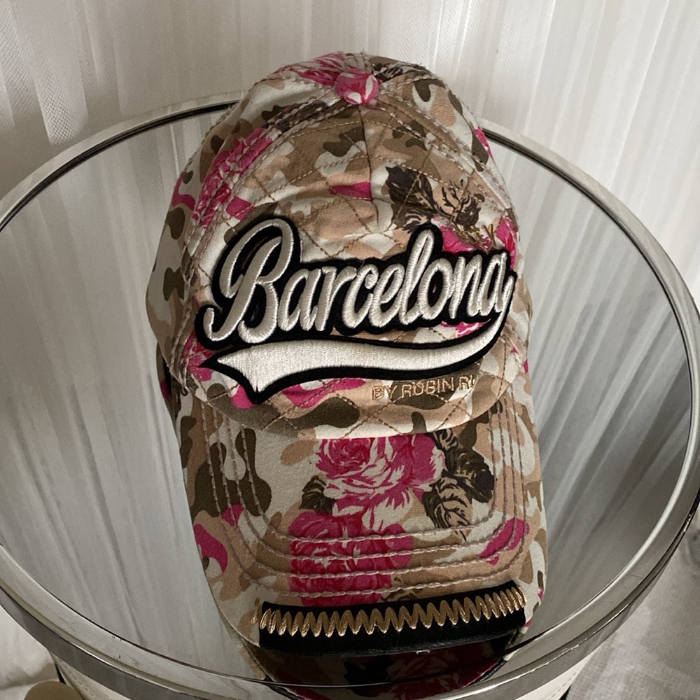 Robin Ruth Women’s Camouflage/Floral Pink and Brown Adjustable Cap